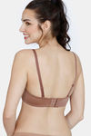 Zivame Marshmallow Padded Wired Low Demi Coverage Strapless - Beaver Fur — thumbnail 3